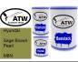 Preview: Hyundai, Sage Brown Pearl, M8N: 500ml Lackdose + 500ml Klarlack + 250ml Härter - Set, von ATW Autoteile West.